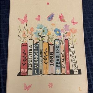 Taylor Swift Albums Source Unknown Colorful Book Design Tablet Case